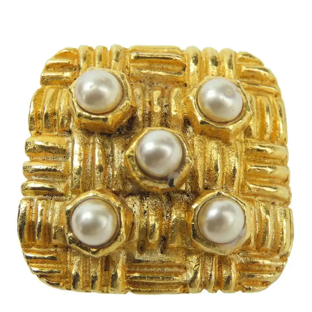CHANEL Authentic Gold Earrings